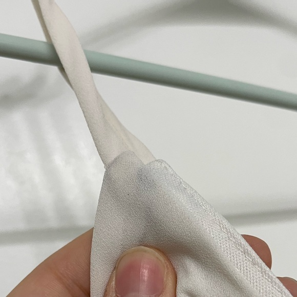 White Cropped Lace Tank - Picture 4 of 6